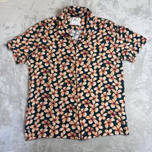 Men's MBX Premium Goods Resort Collection Hawaiian Aloha Shirt Floral Print XL